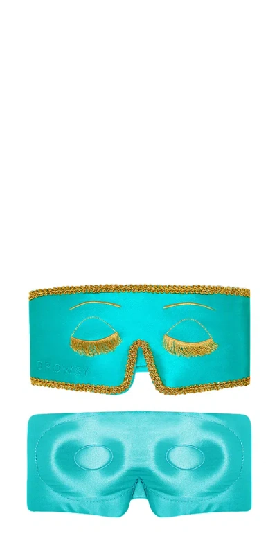 Drowsy Eyelash Protecting Mask Breakfast At  In Blue