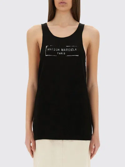 Maison Margiela Top  Woman Color White In Black