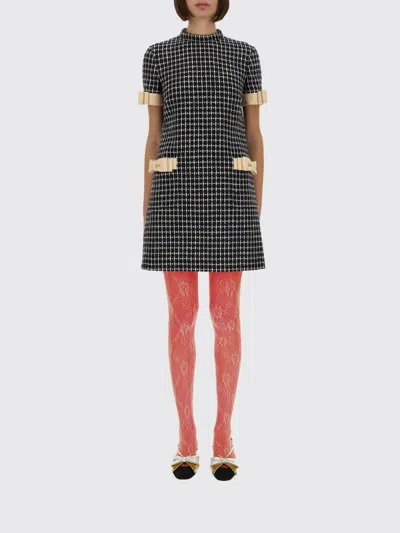 Valentino Boucle' Short Dress In Multi