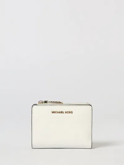 Michael Kors Wallet  Woman Color White In White