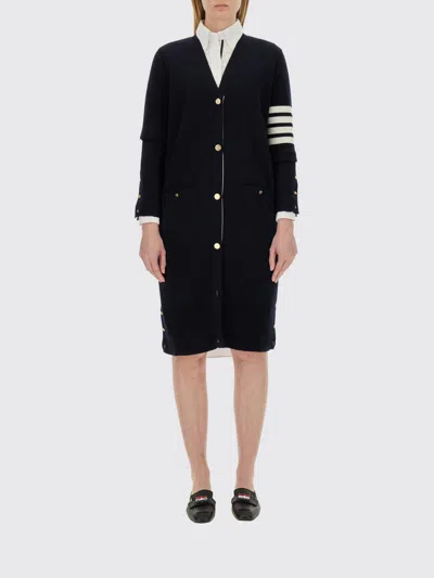 Thom Browne Sweater  Woman Color Blue In Black