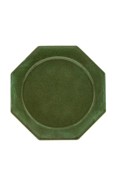 The Levant Shop The Gobi Dinner Plate; Jade In Blue