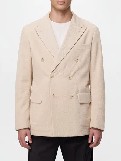 Hugo Boss Corduroy Blazer In Neutral