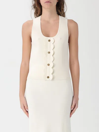 Twinset Top  Woman Color Yellow Cream In Neutral