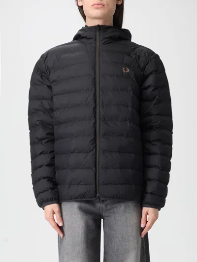 Fred Perry Jacket  Woman Color Black In Black