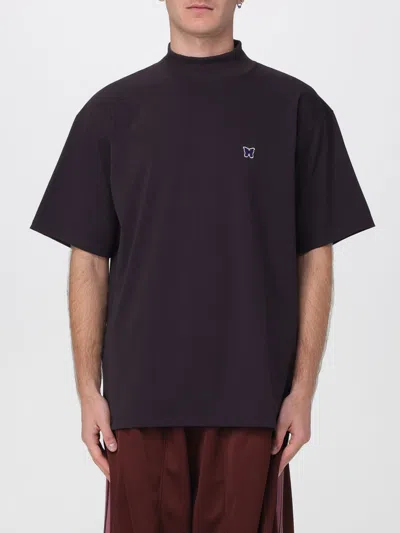 Needles T-shirt  Men Color Violet In Purple