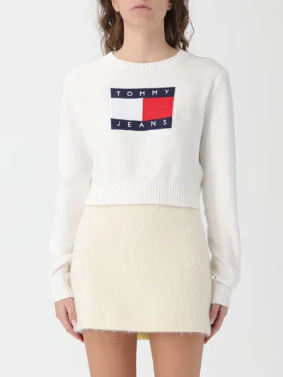 Tommy Jeans Sweater  Woman Color Yellow Cream In White