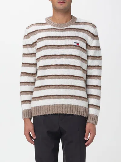 Tommy Jeans Sweater  Men Color Multicolor In Black