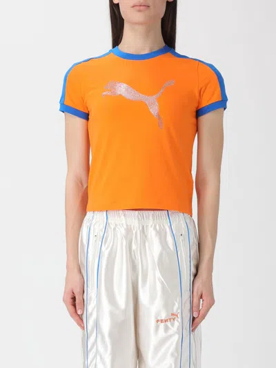 Puma T-shirt  Woman Color Orange In Orange