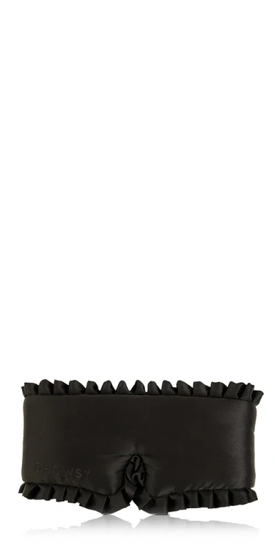 Drowsy Sleep In The City Sleep Mask In Black