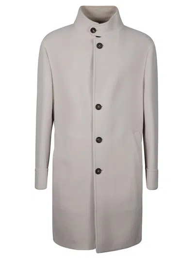 Eleventy Single-breasted Wool Coat In Multi