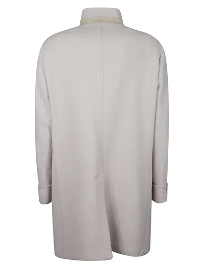 Eleventy Single-breasted Wool Coat In Multi