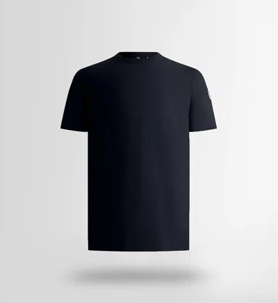 Fusalp Stretch-cotton Riviere T-shirt In Blue