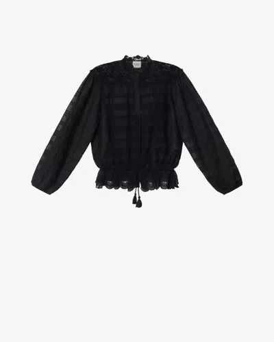 Isabel Marant Étoile Oberteil/top Polly In Black