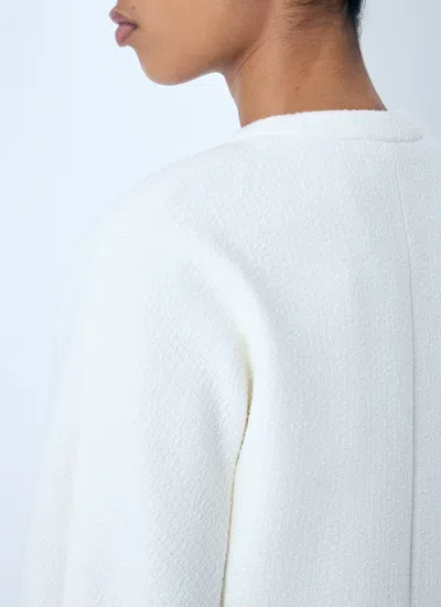 Gucci Women Wool-blend Boucle Jacket In White