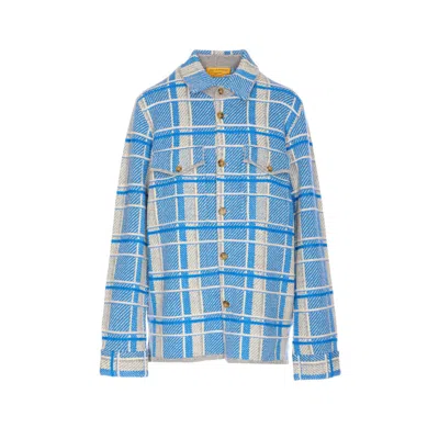 Guest In Residence Women Cashmere Sweater Shirt In Blue