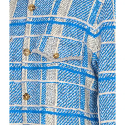 Guest In Residence Women Cashmere Sweater Shirt In Blue