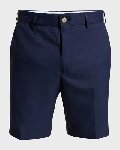 Peter Millar Men's Salem High Drape Performance Shorts In Blue