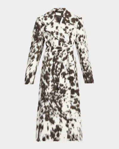 Dries Van Noten Rafaella Oversized Trench Coat In Black