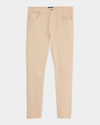 Cesare Attolini Men's Cotton And Cashmere Slim Five-pocket Pants In Neutral