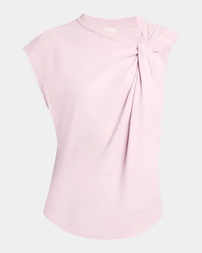 Isabel Marant Nayda Twisted Sleeveless T-shirt In White