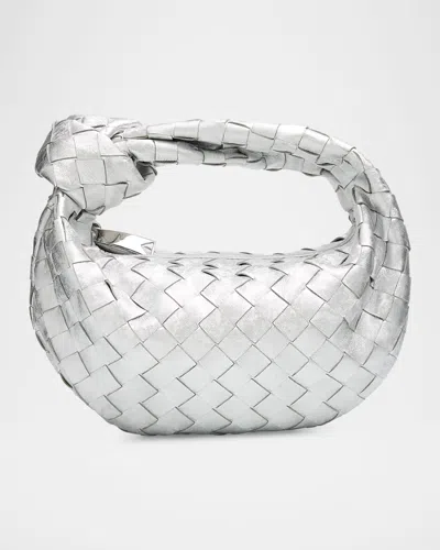 Bottega Veneta Jodie Mini Laminated Leather Top-handle Bag