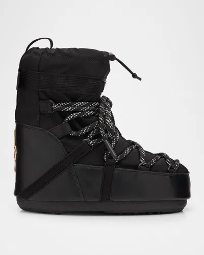 Moncler X Moon Boot Icon Low Padded Snow Boots In Multi
