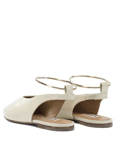 Jil Sander Women Ballet Slingbacks In White