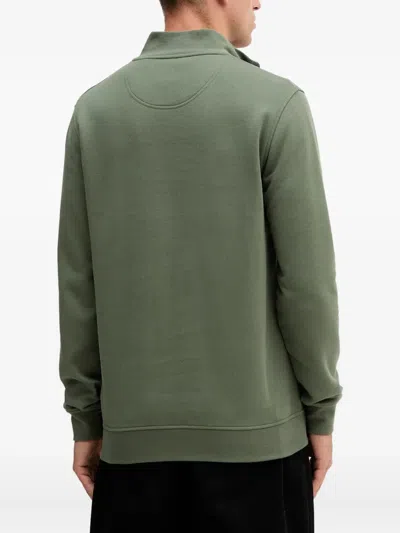 Barbour Half-zip Logo-print Sweatshirt In Multi