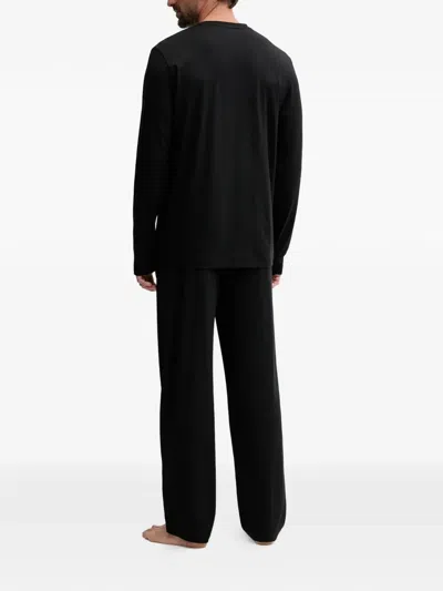Hugo Boss Logo-print Pajamas In Multi