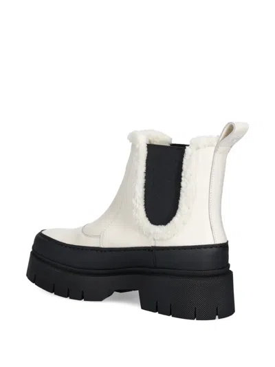 Hugo Boss Faux Fur-trim Chelsea Boots In Multi