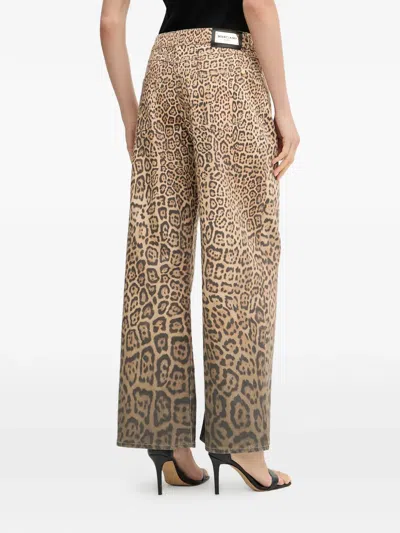 Marciano Leopard-print Jeans In Neutral