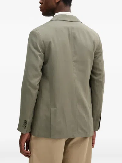 Marciano Single-breasted Pocket Blazer In Green