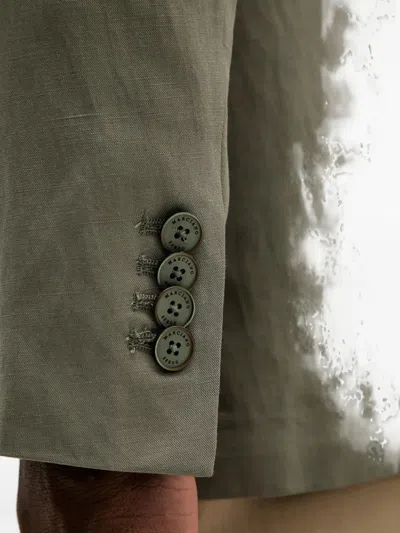 Marciano Single-breasted Pocket Blazer In Green