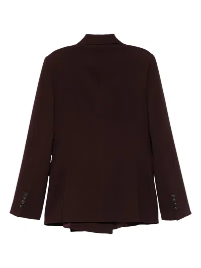 Eleventy Tie-fastening Blazer In Purple