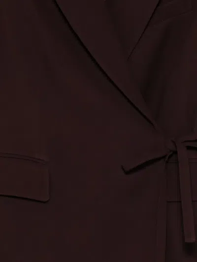 Eleventy Tie-fastening Blazer In Purple