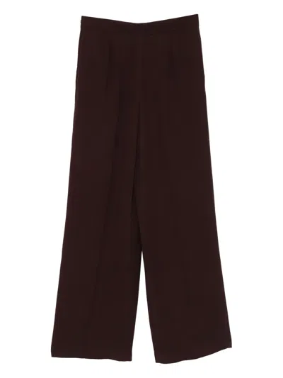 Eleventy Tie-waist Trousers In Brown