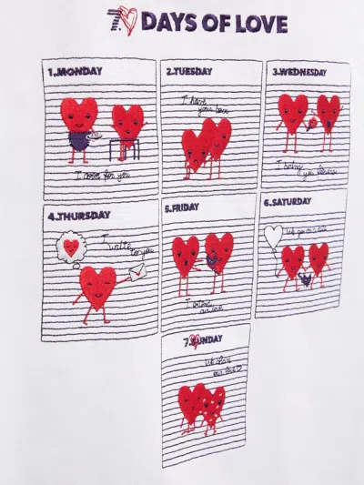 Ea7 Graphic-print T-shirt In White