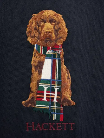 Hackett Graphic-print Sweatshirt In Blue