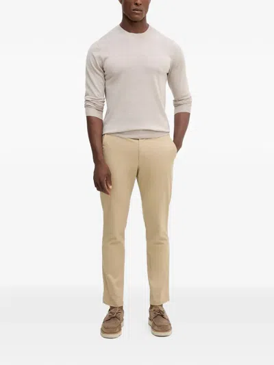 Hackett Crew-neck Sweater In Neutral