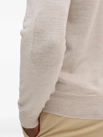 Hackett Crew-neck Sweater In Neutral