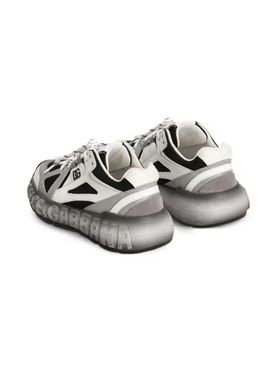 Dolce & Gabbana Logo-embellished Lace-up Sneakers In Animal Print