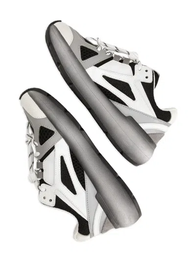 Dolce & Gabbana Logo-embellished Lace-up Sneakers In Animal Print