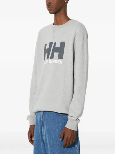 Helly Hansen Logo Sweatshirt In Gray