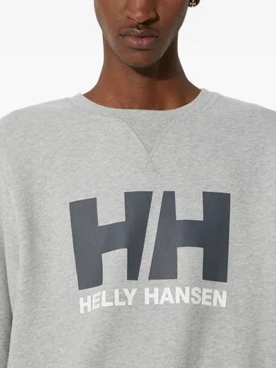 Helly Hansen Logo Sweatshirt In Gray
