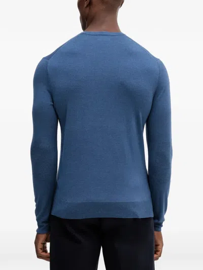 Hackett V-neck Sweter In Blue