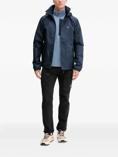 Helly Hansen Logo Hooded Jacket In Animal Print