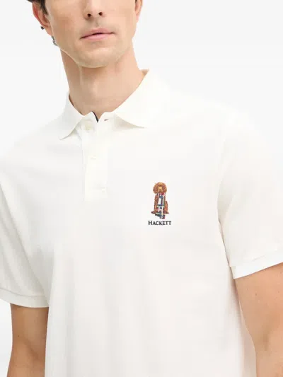 Hackett Embroidered-logo Polo Shirt In Multi