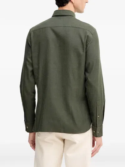 Hackett Button-up Shirt In Green