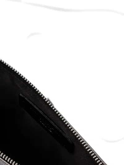 Gianni Chiarini Zip-up Cross Body Bag In Gray